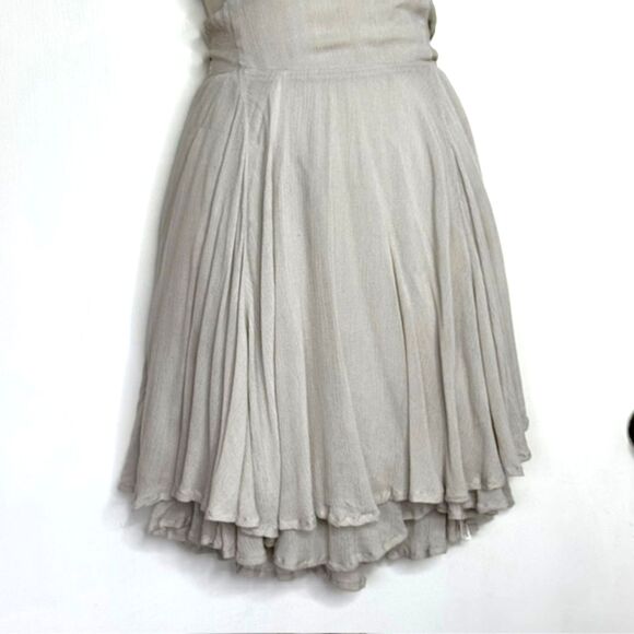 FREE PEOPLE LILLIE ENDLESS SUMMER GAUZY MINI BEACH HALTER DRESS SIZE L FESTIVAL - Picture 4 of 14